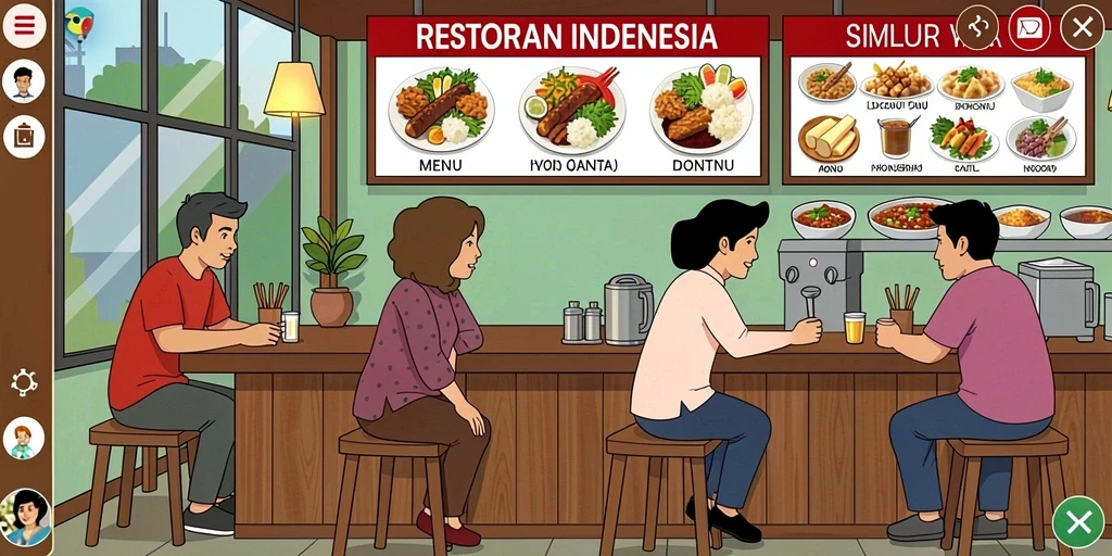 Fitur interaksi yang membuat bermain lebih seru.