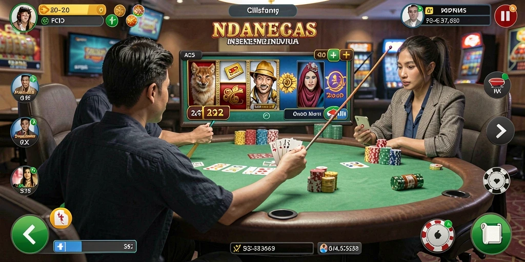 Fitur multiplayer yang memungkinkan interaksi dengan pemain lain.