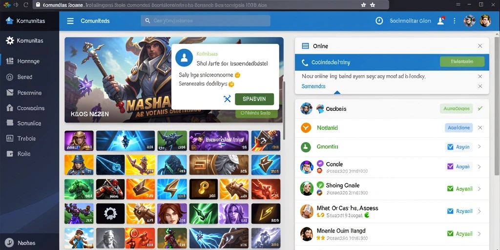Screenshot memperlihatkan karakter yang sedang bertarung di dalam game.