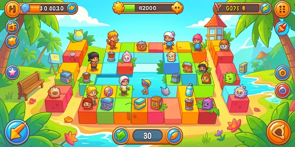 Fitur multiplayer saat bermain bersama teman.