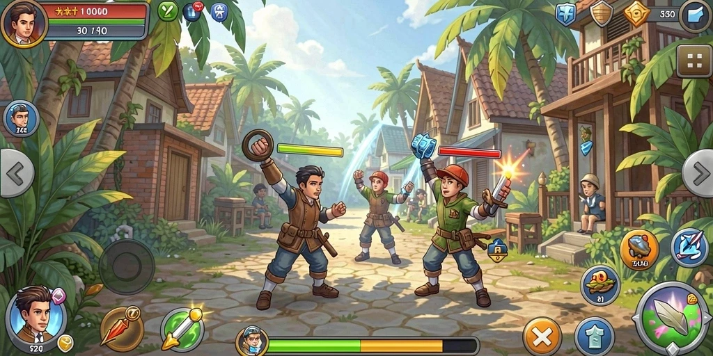 Pengalaman bermain yang menantang dan seru di setiap level.
