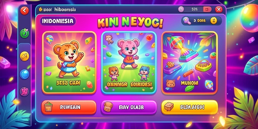 Tangkapan layar menampilkan grafik yang memukau dan lingkungan permainan.