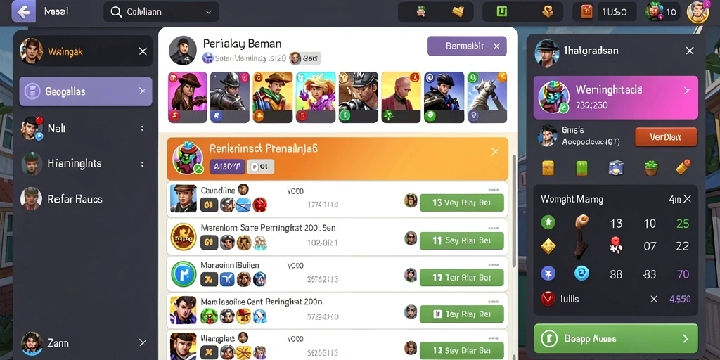 Tantangan seru yang menguji strategi pemain.