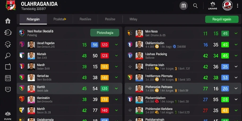 Layar permainan dengan level menantang.