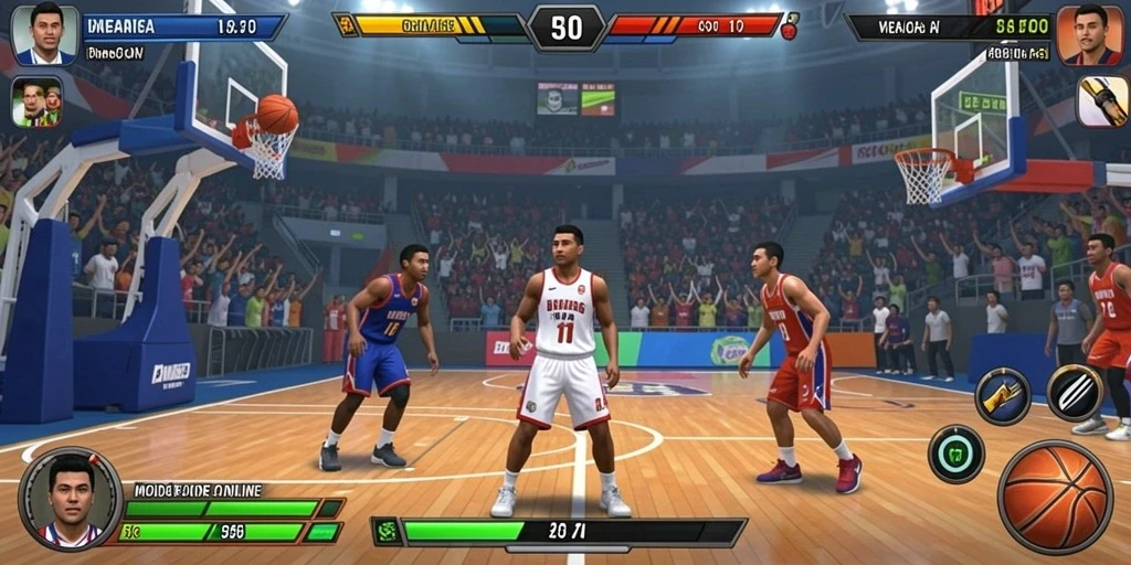 Mode multiplayer yang memungkinkan Anda bersaing dengan pemain lain.