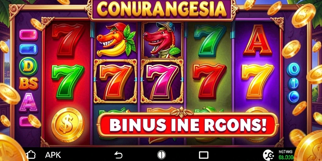 Pemandangan menarik dalam salah satu level petualangan.